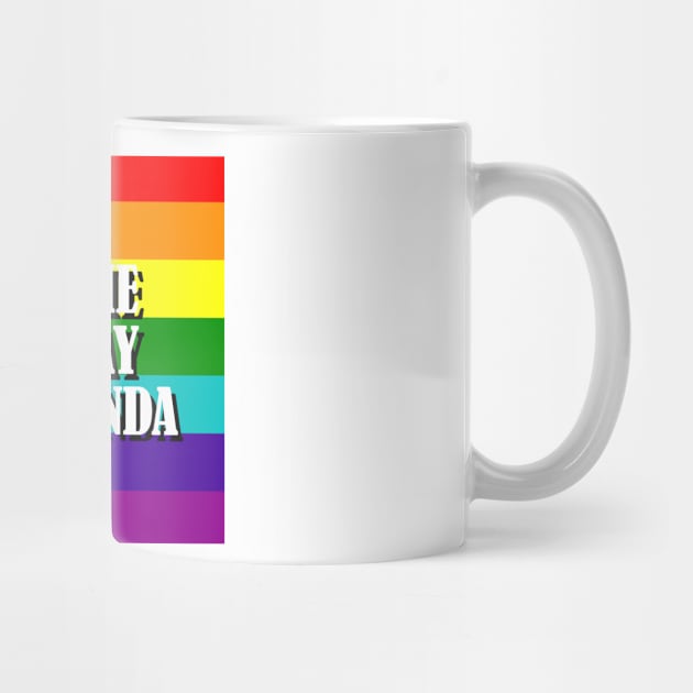 The Gay Agenda - LGBT Flag by incloudines